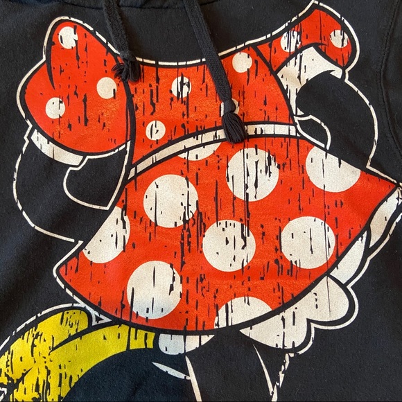 Disney Parks Mini Mouse Hoodie with Mouse Ears. Size Medium. - Picture 6 of 11